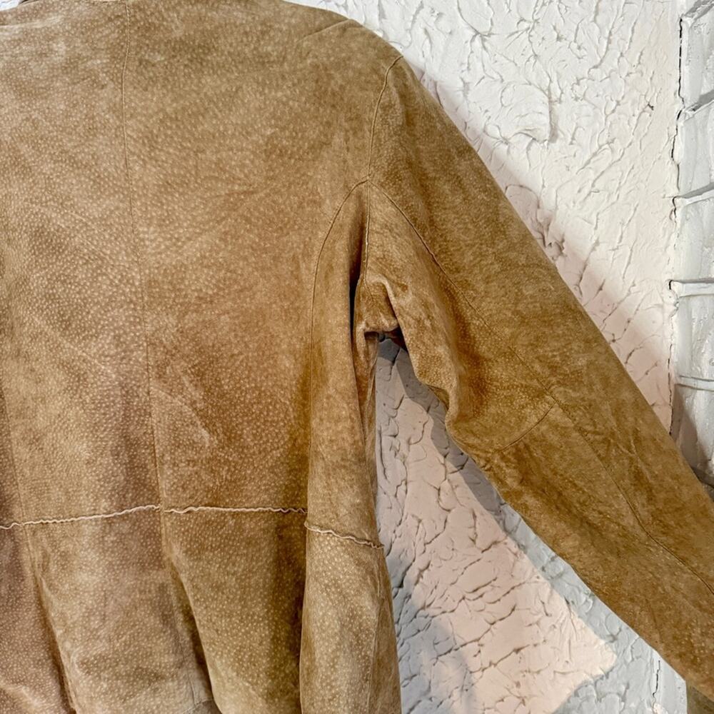 Vintage Brandon Thomas Tan Suede Blazer - Picture 9 of 15